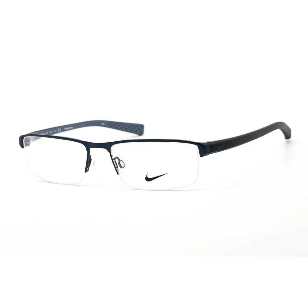 NWT Nike 8097 Blue-Midnight Navy Rectangle 55mm Eyeglasses